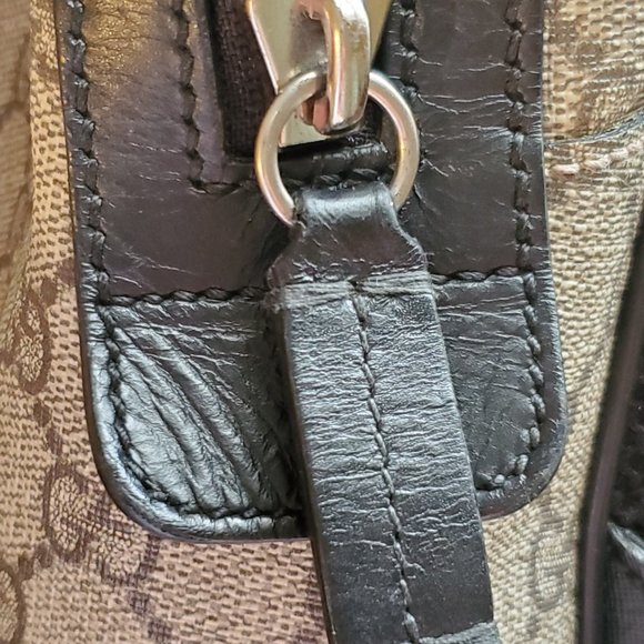 *AUTHENTIC* Gucci Supreme Canvas Large Unisex Backpack - Picture 5 of 8